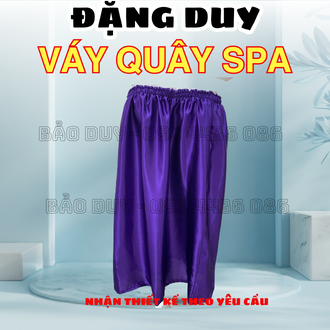 Váy Quây Spa | Chất Liệu Lụa Mát Sang Chảnh Nhiều Màu Để Chọn