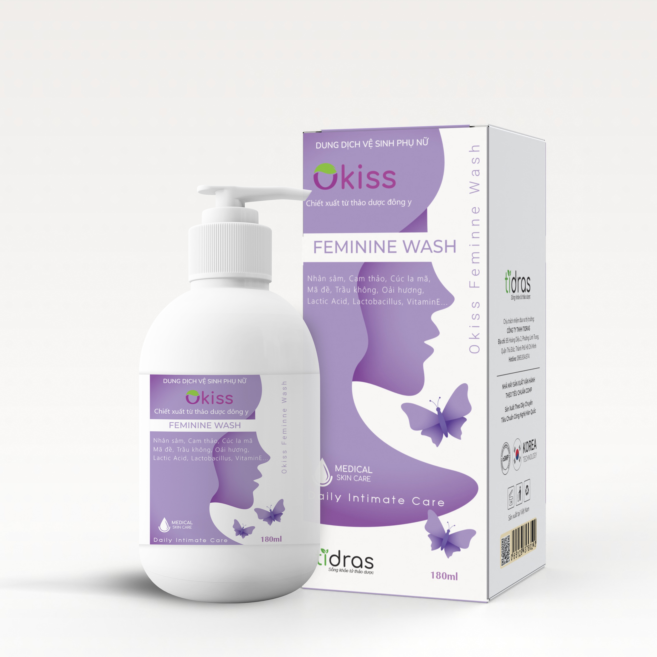 Combo 3 Chai Dung Dịch Vệ Sinh Phụ Nữ Okiss