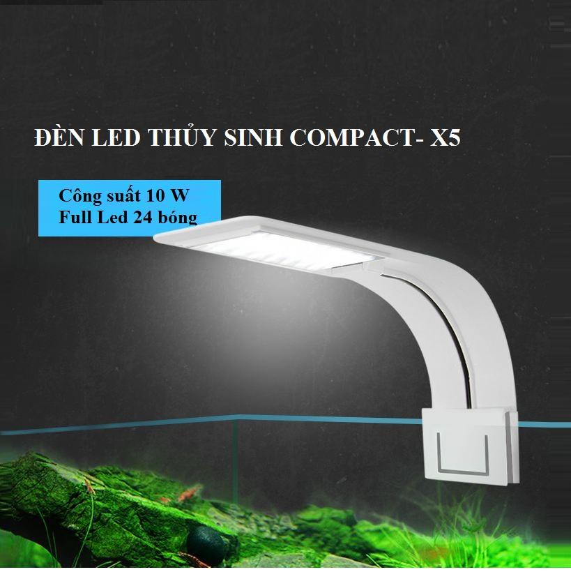 Đèn led X5 siêu sáng dành cho bể cá, bể thủy sinh (24 bóng)