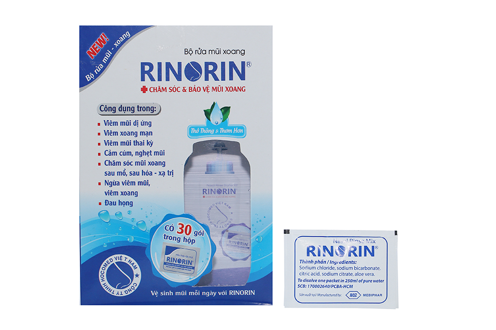 Bộ dụng cụ rửa mũi Rinorin