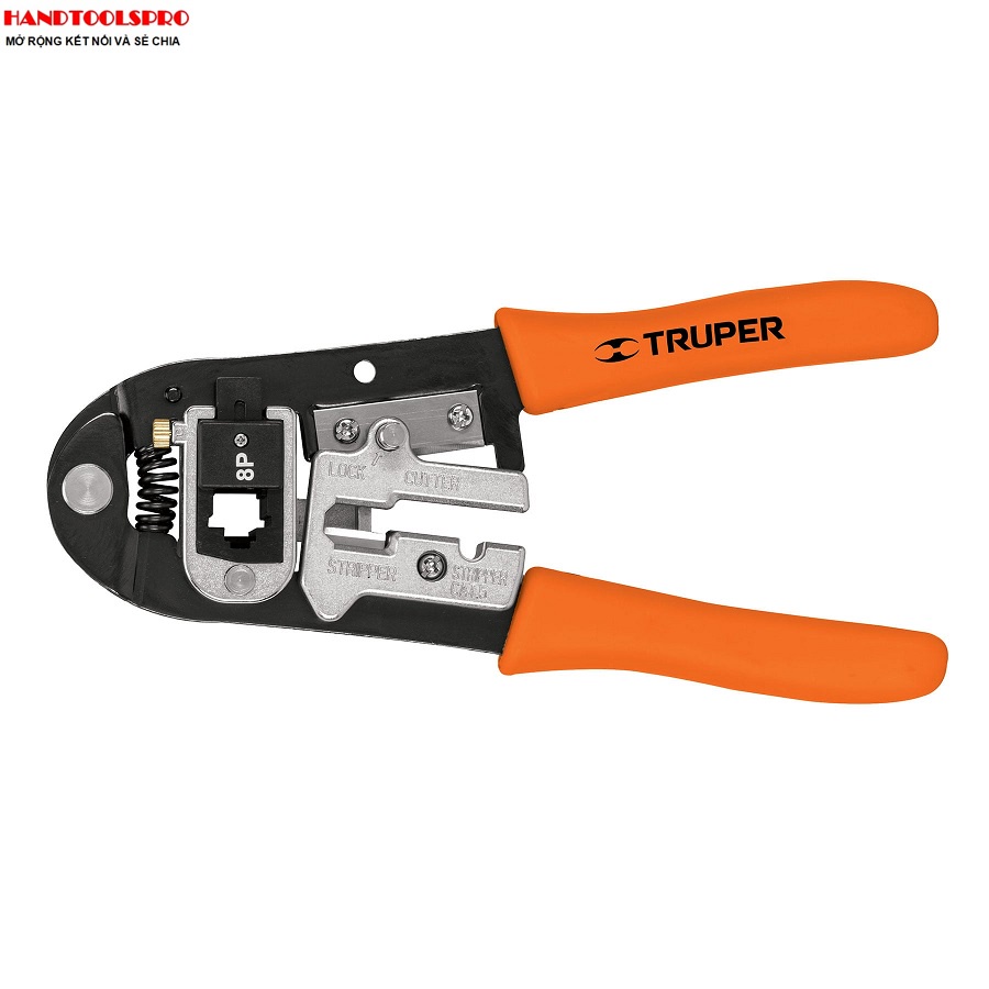 Kìm bấm cáp mạng nhiều đầu Truper 18343 (PRJ-3X)