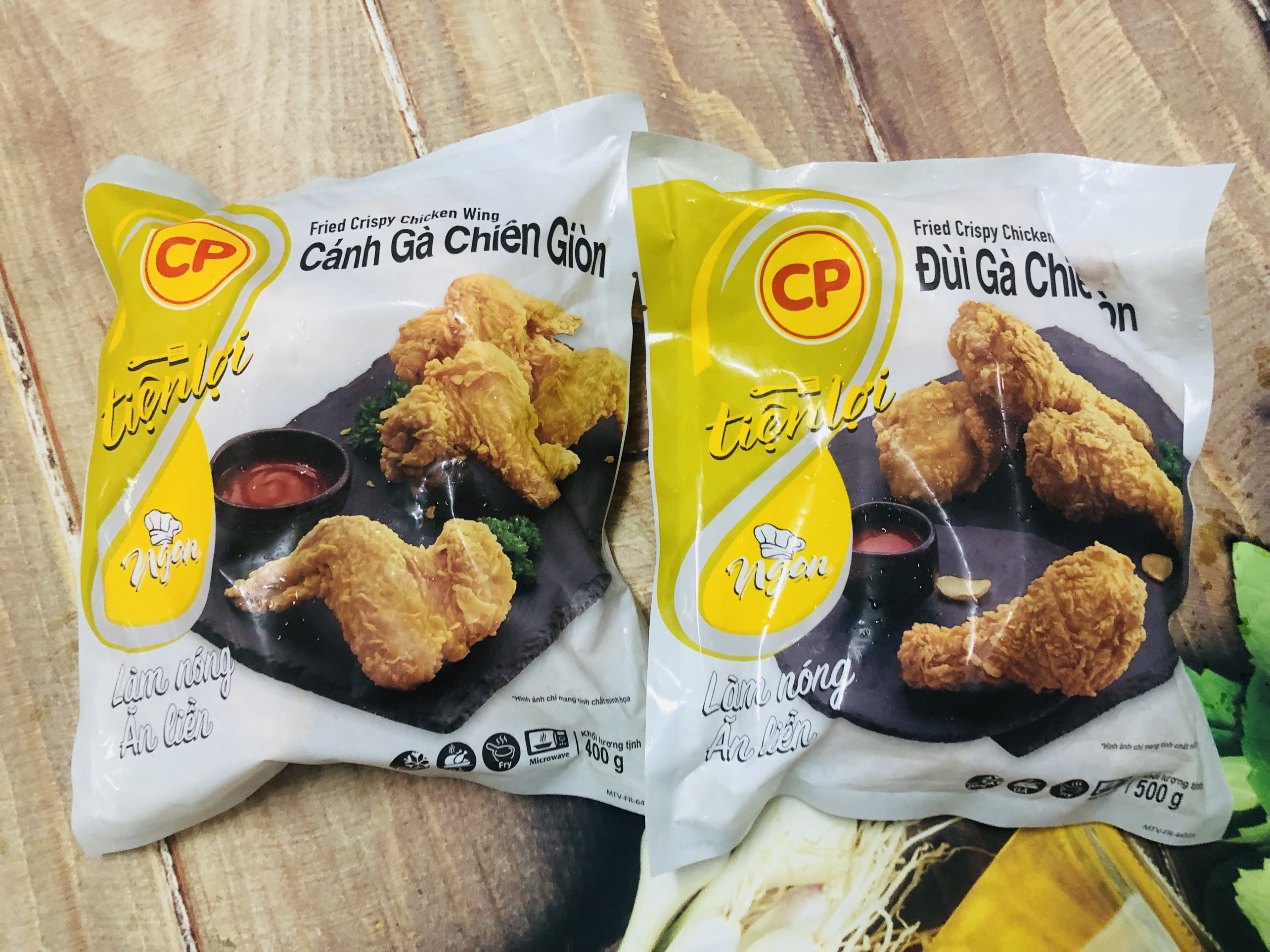 Đùi gà rán CP gói 500g (4 cái)