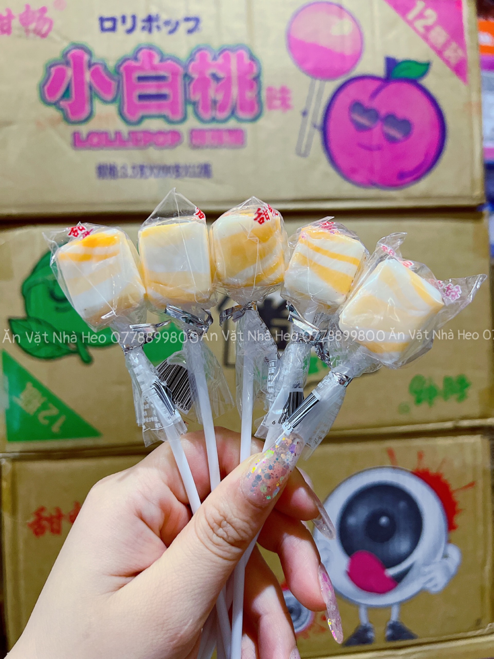 Lẻ 1 cây Kẹo Mút Mini Trái Cây Cho Bé [SIÊU XINH][SIÊU NGON]