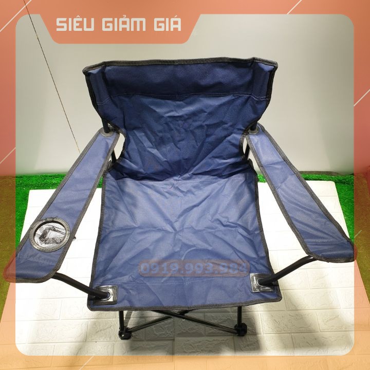 Ghế gấp du lịch, dã ngoại câu cá màu đen 250