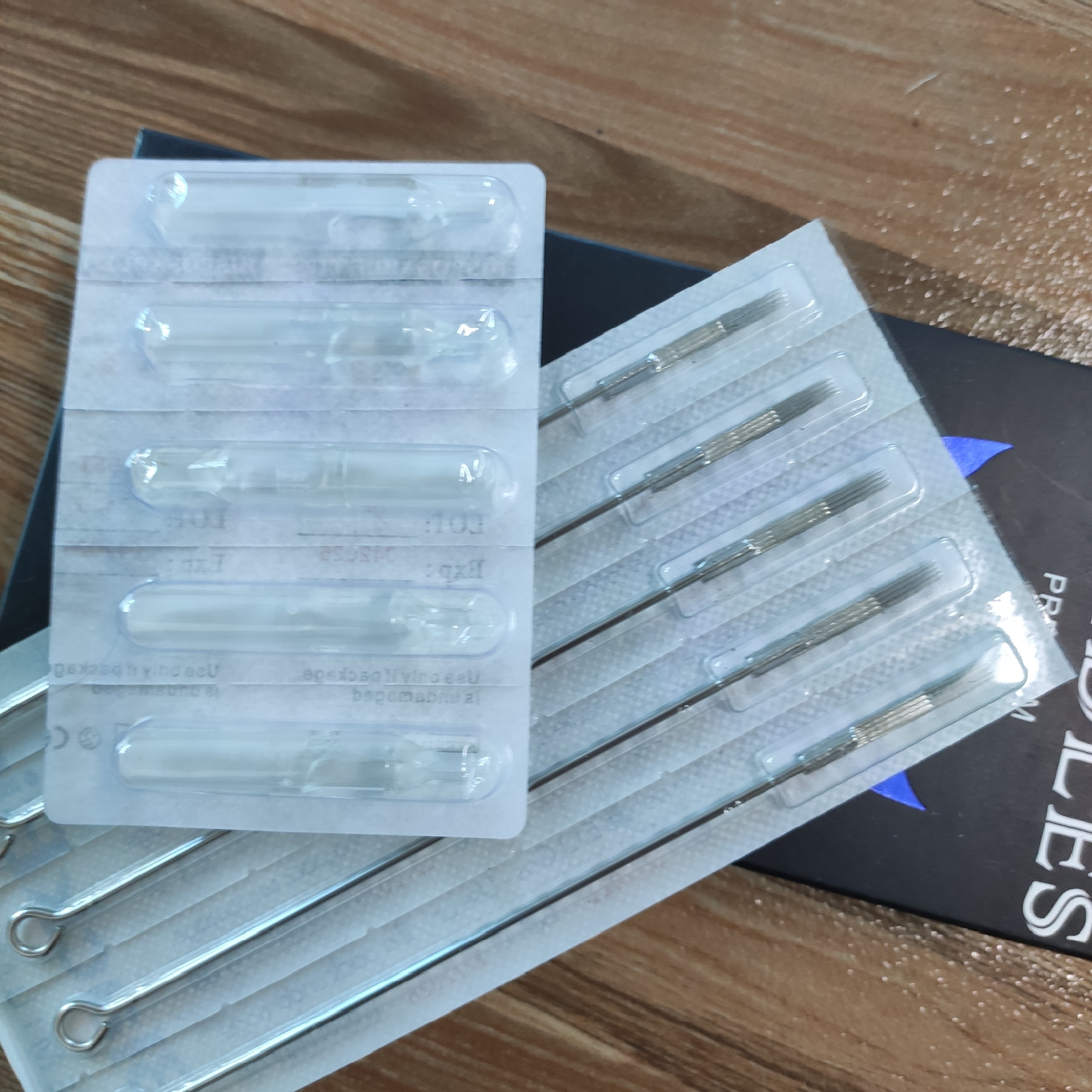 5 kim xăm + 5 ngòi nhựa bán lẻ các size