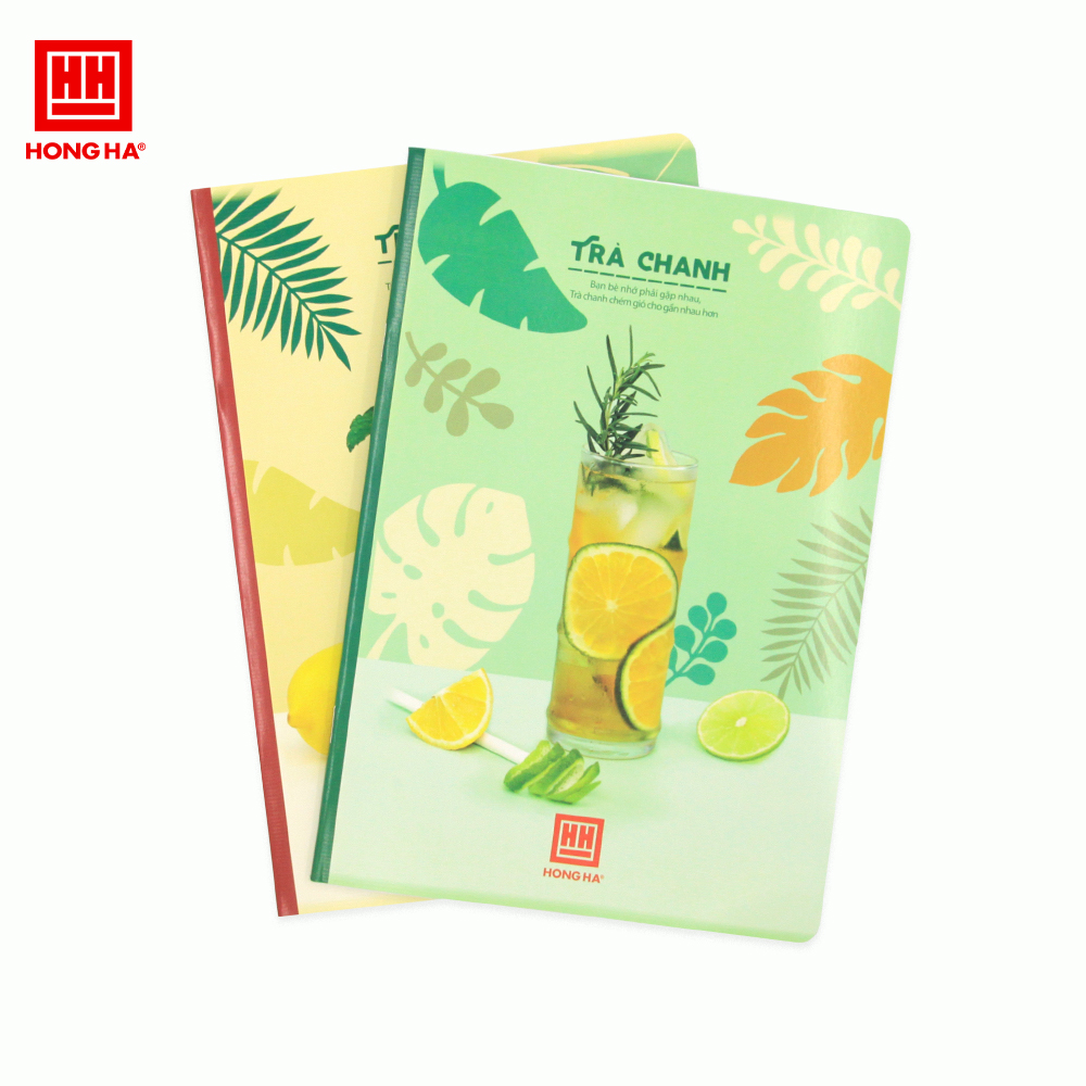 Vở kẻ ngang 72 trang keep calm & trà chanh hồng hà - 1398