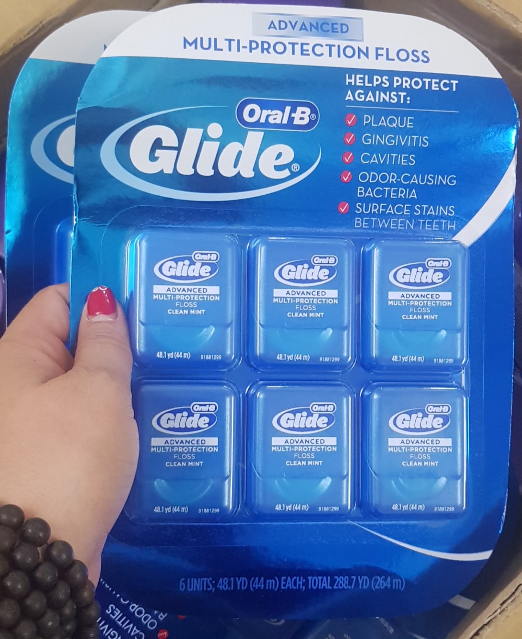 Chỉ nha khoa ORAL-B Glide Advanced Multi Protection Floss Clear Min