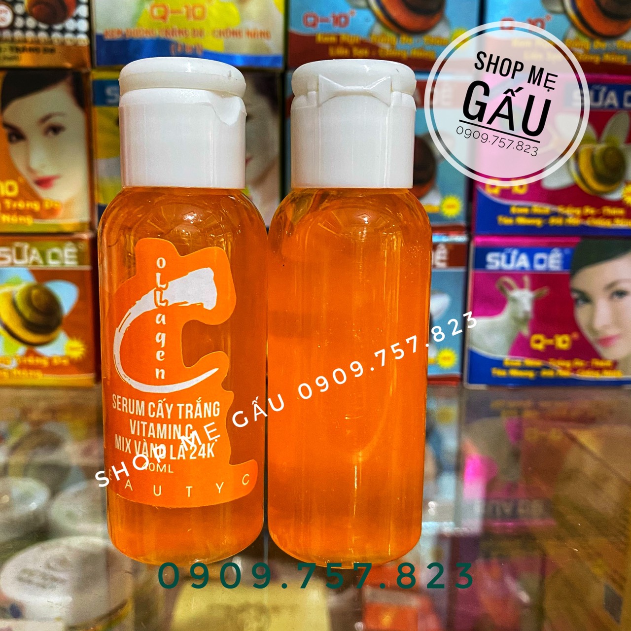 Serum kích trắng vitamin C( 1 chai)