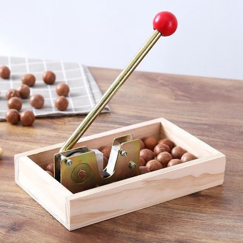 Manual Macadamia Nut Opener Nut Cracker Machine Walnut Nutcracker Nut Sheller Tool Macadamia Nut Opening