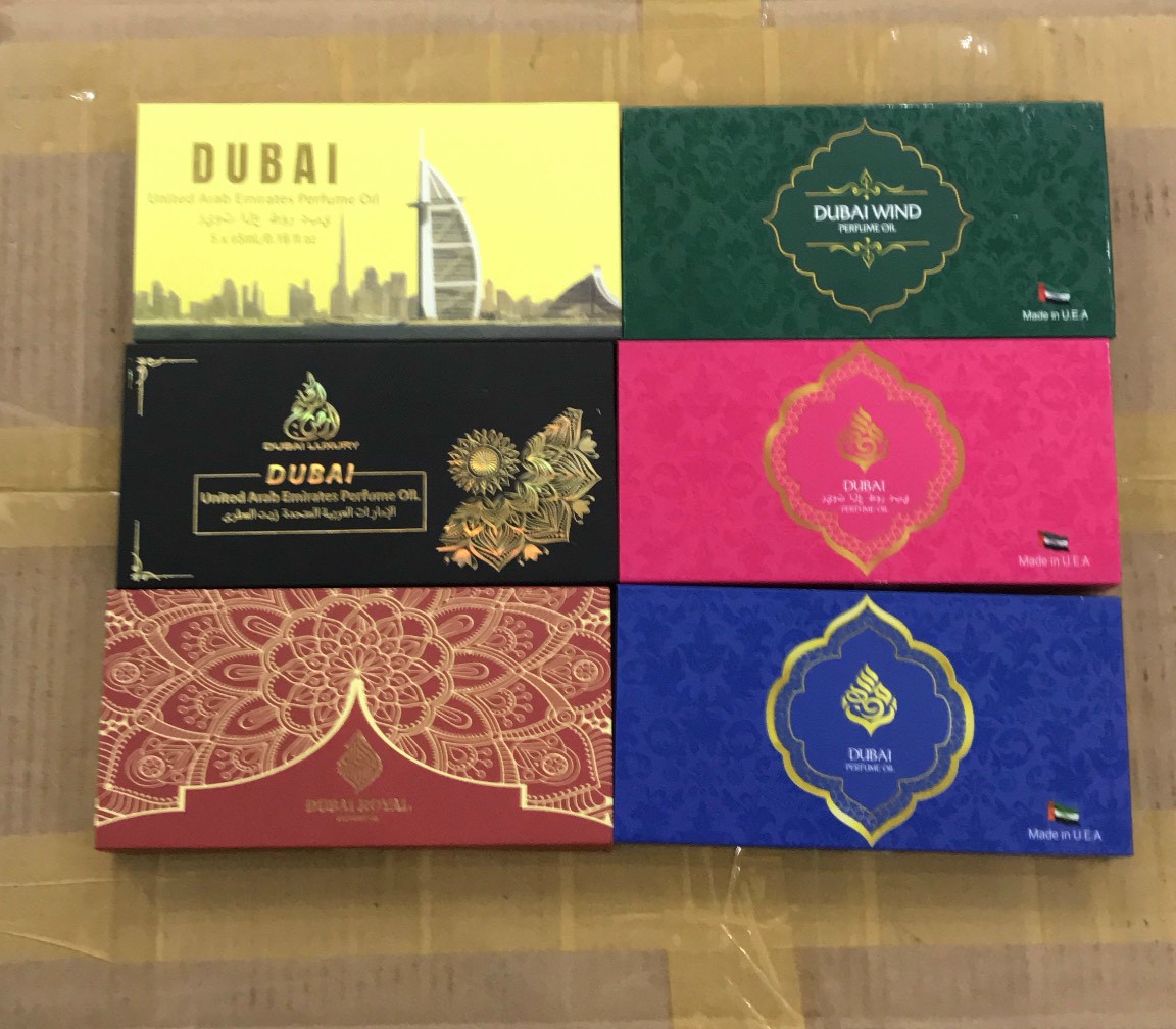 Sét tinh dầu dubai 5 chai siêu thơm