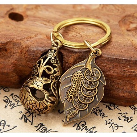 Móc khoá phong thuỷ - thu tài hút lộc vững bình an.