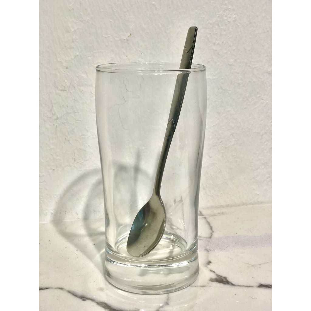 Bộ 10 Thìa Muỗng Cafe Sữa Đá Inox Cán V Dày Dặn