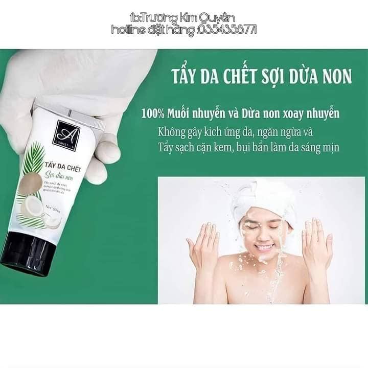 Tẩy Tế Bào Chết Sợi Dừa Non Acosmetics