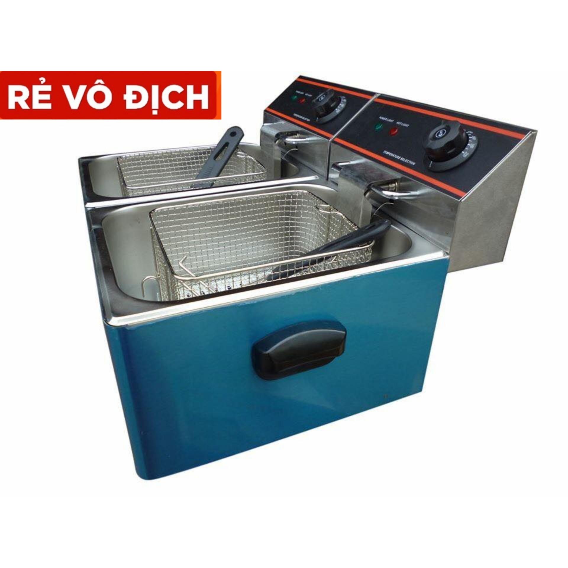 [HCM]Bếp chiên nhúng điện đôi công nghiệp