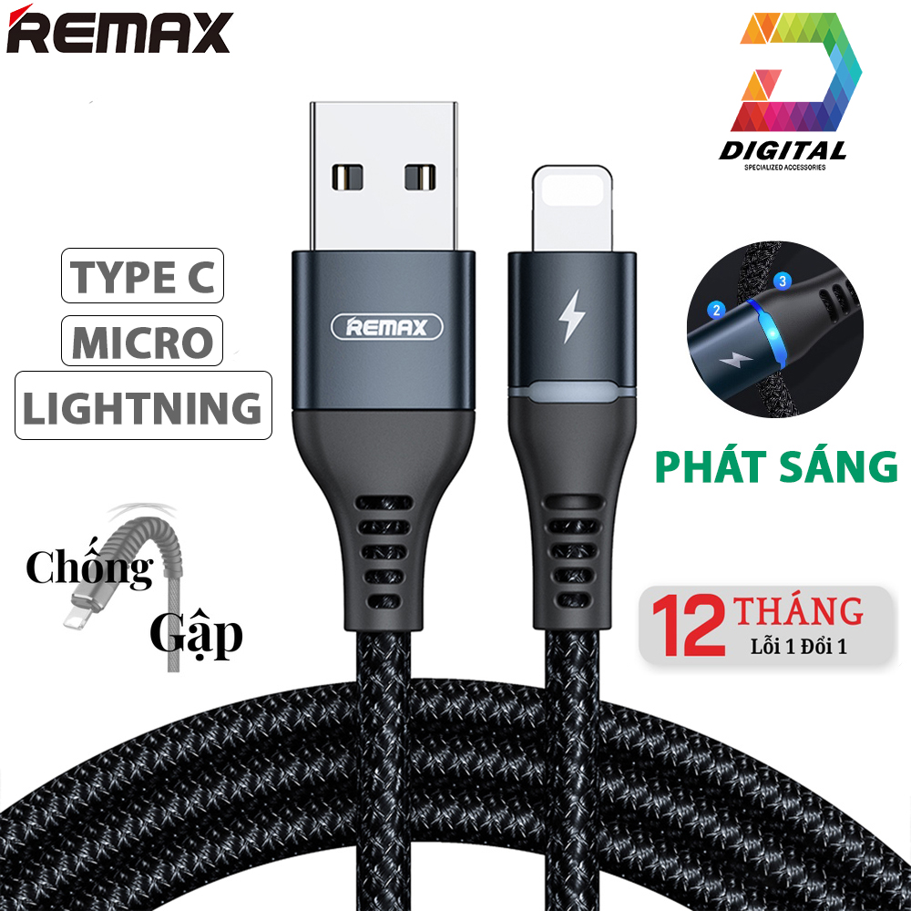 Cáp Sạc Nhanh Remax RC-152 Chính Hãng ( Lightning – Micro USB – Type C )