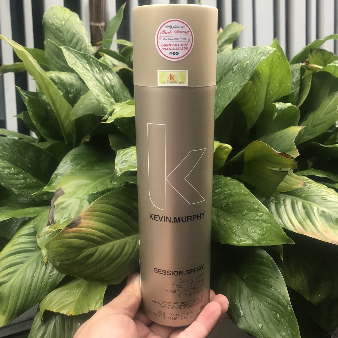 Gôm xịt dạng cứng KEVIN.MURPHY SESSION SPRAY 370ml NEW
