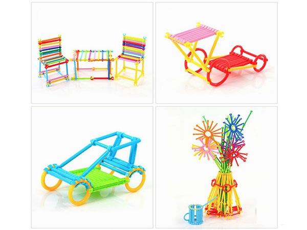 Bộ xếp hình que thông minh cho trẻ em