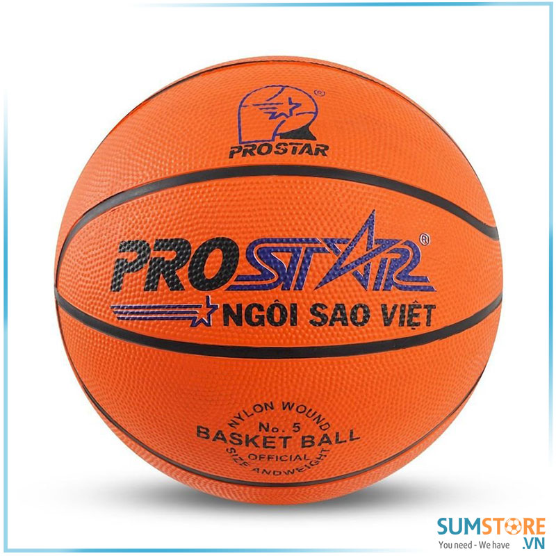 Quả bóng rổ prostar cao su b5 - banh bóng rổ đạt chuẩn