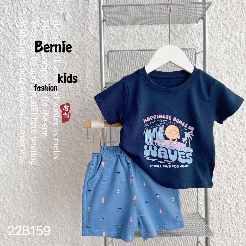 Bộ cộc bé trai Happy Waves Bernie