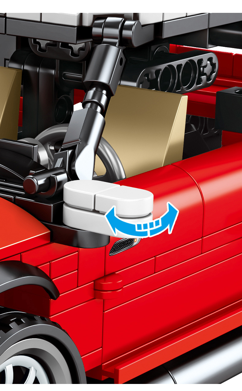 1046 Đồ chơi lắp ghép non-Lego xe Mini Cooper