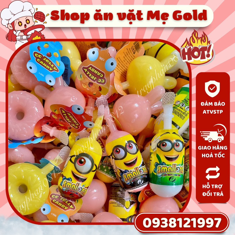 Thạch bóp cute Pudding Jelly vị trái cây (30~35g)