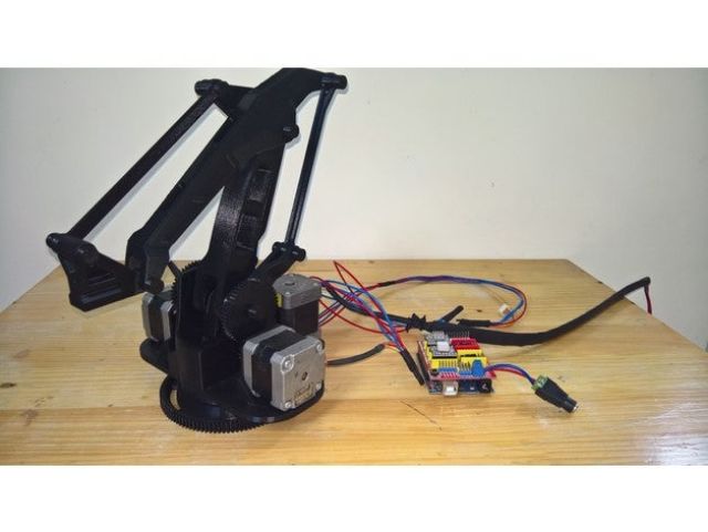 Khung nhựa tay robot mk2 in 3D