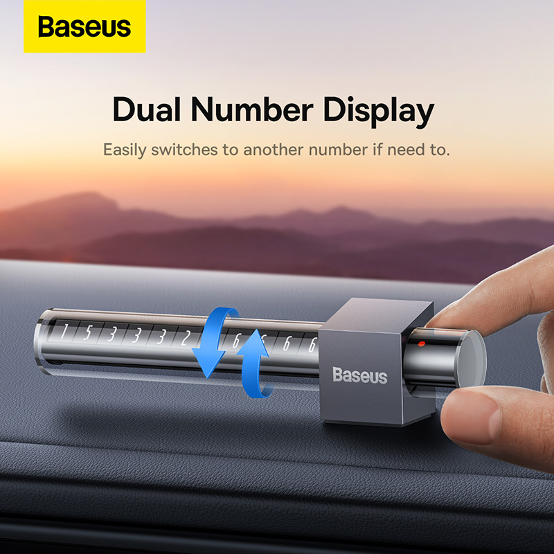 Bảng số điện thoại Baseus Parking Number Plate Tint