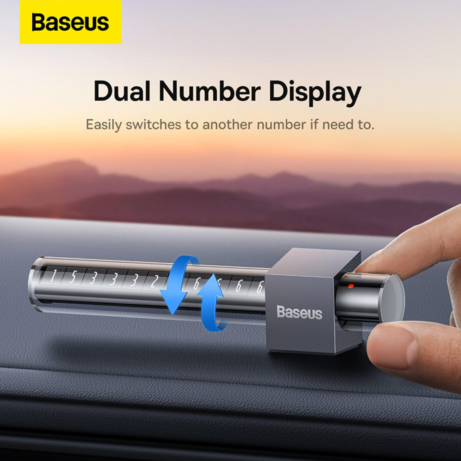 Bảng số điện thoại Baseus Parking Number Plate Tint