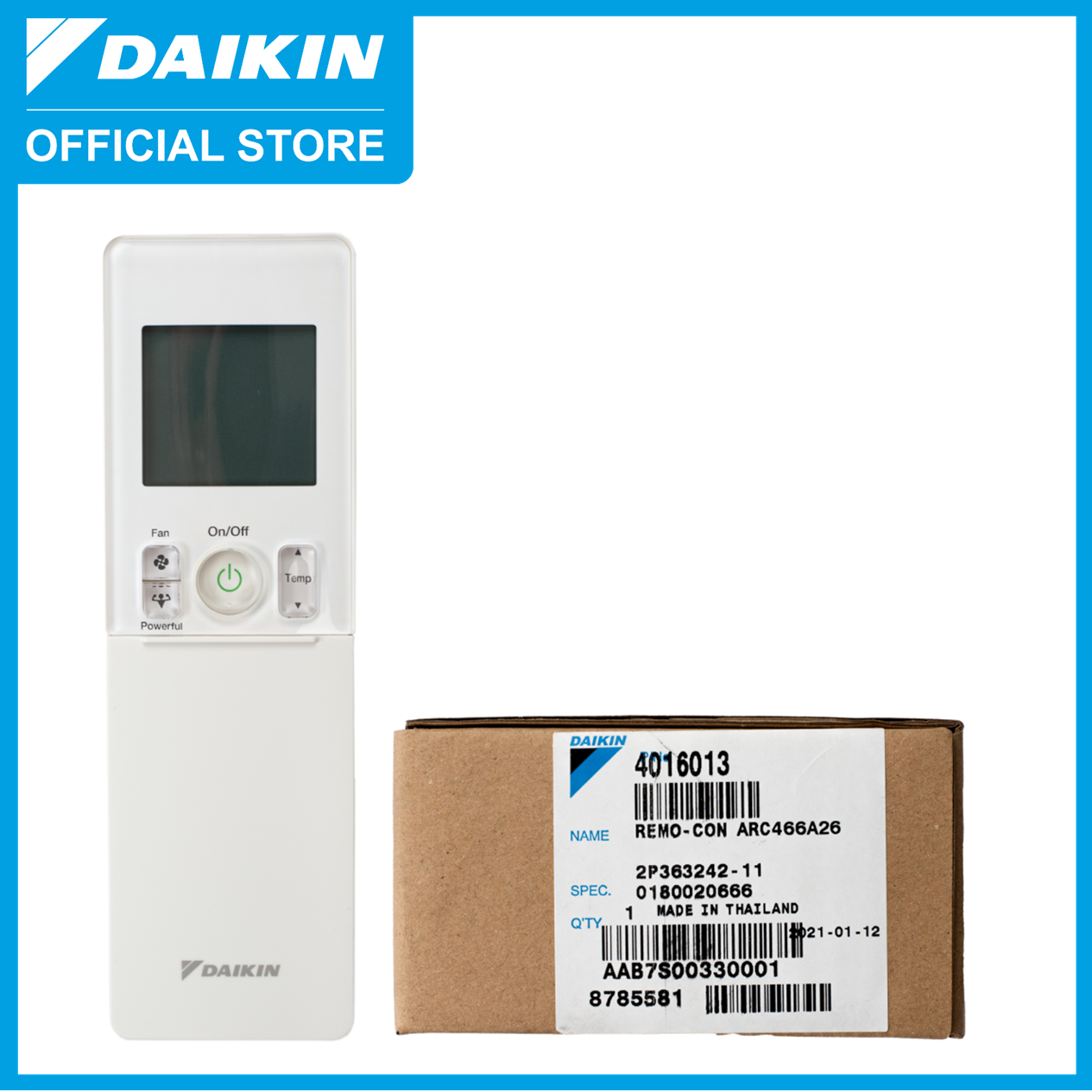 Remote ARC466A26 cho máy điều hòa Daikin FTXV25/35QVMV.
