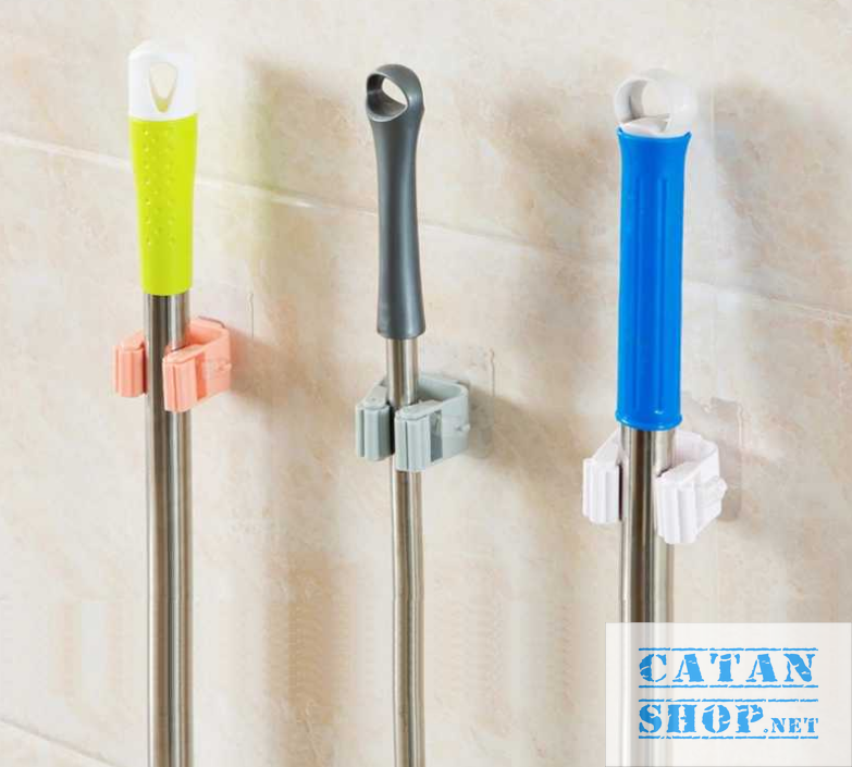Hook hanging broom wall stickers, mounted mops super stick smart gd328-treochoi