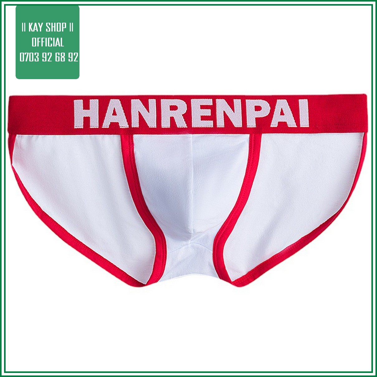 Quần lót tam giác hở đùi cho nam HANRENPAI cao cấp thun cotton