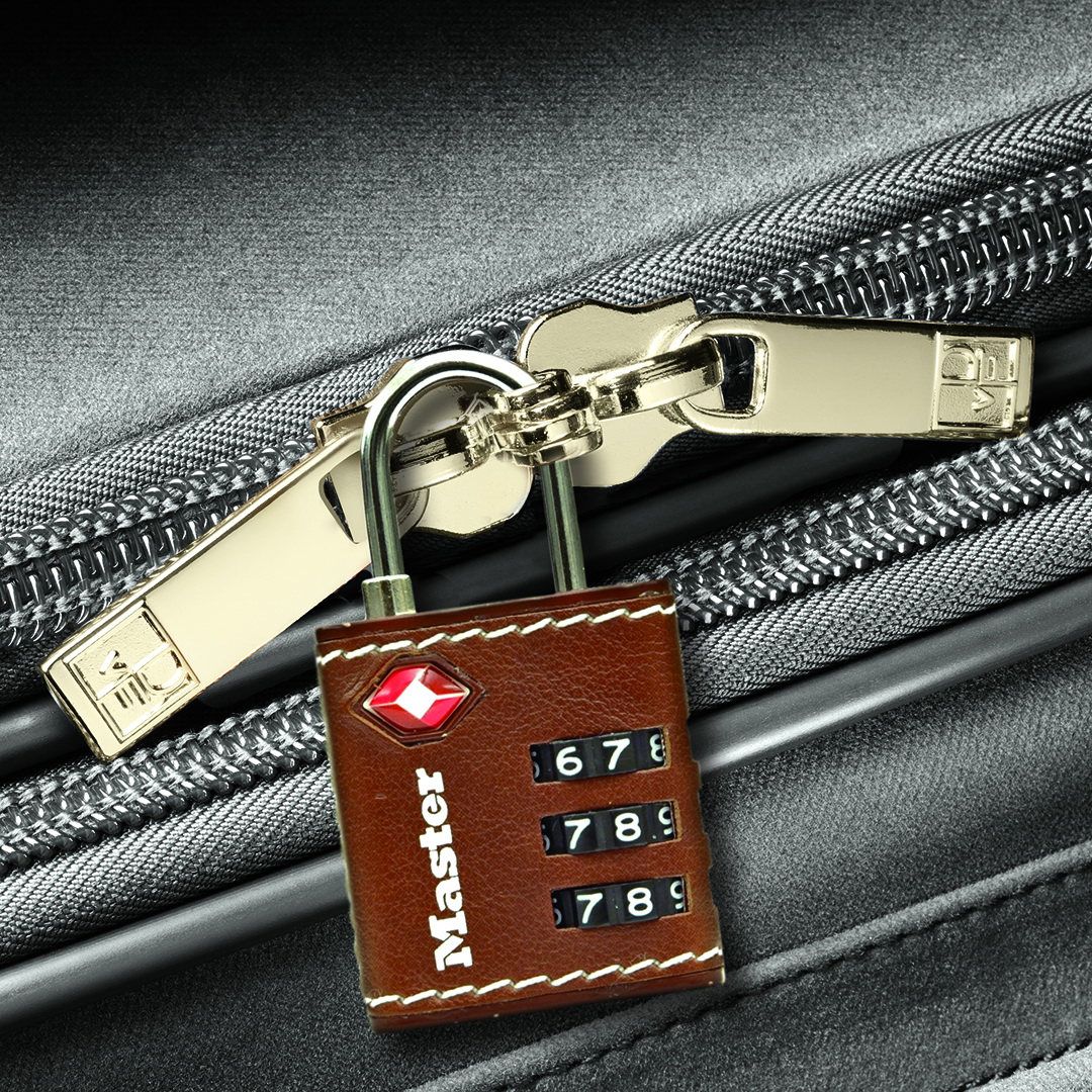 Ổ khóa vali TSA Master Lock 4692 DBRN màu da bò - MITISHOP
