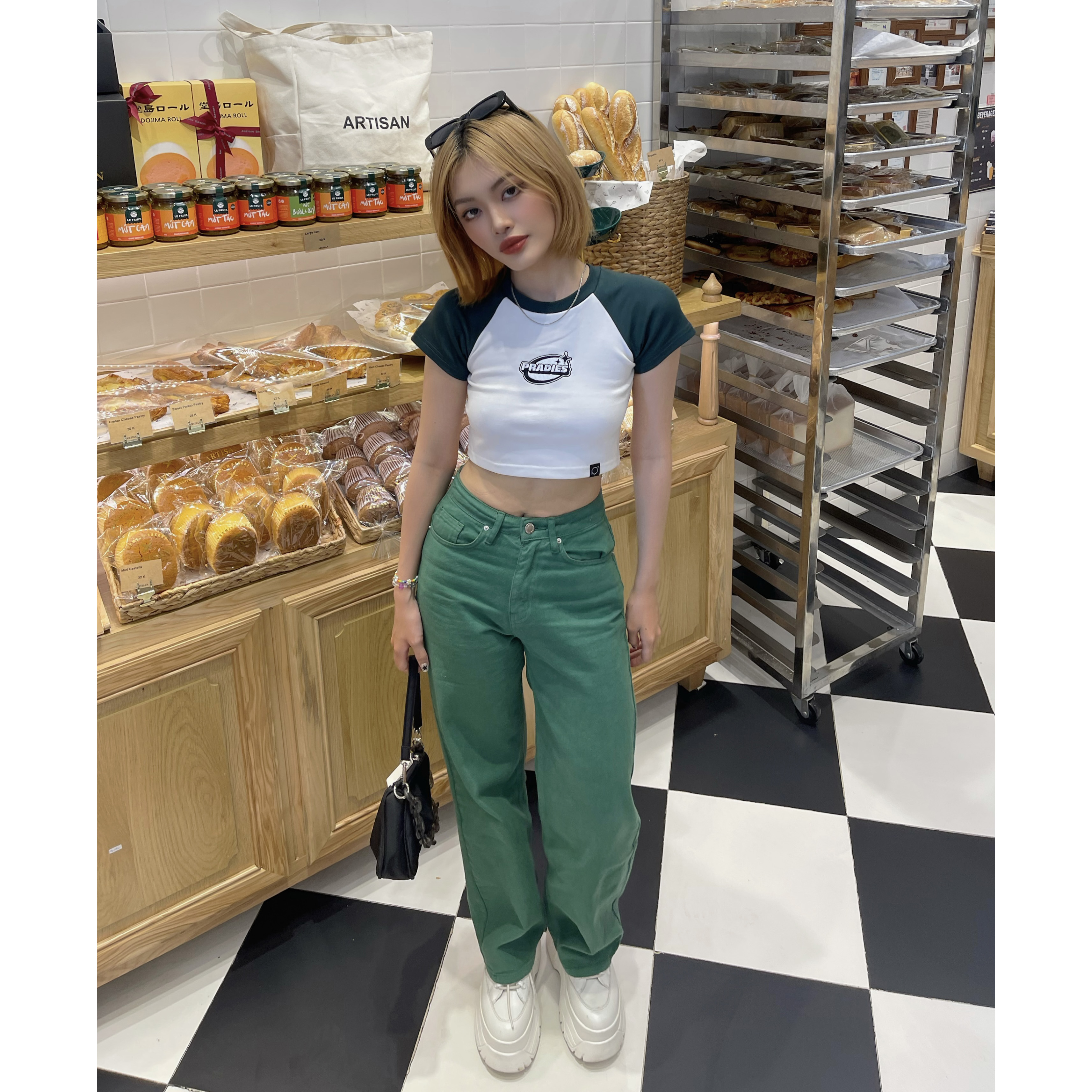 Áo Croptop Phối Tay PRADIES Fantasy