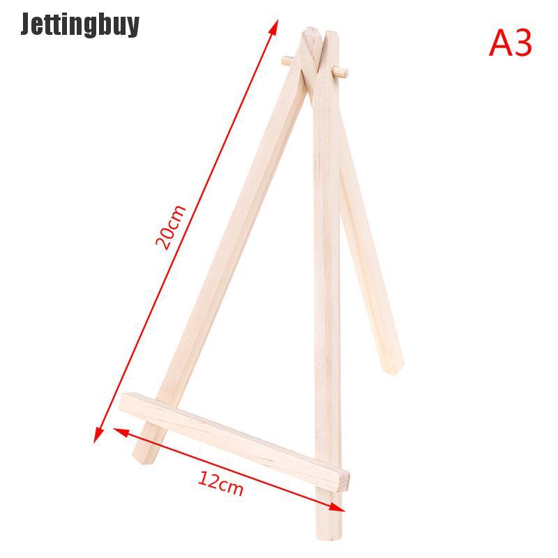 Jettingbuy Mini Wooden Tripod Easel Display Painting Stand Card Canvas Holder