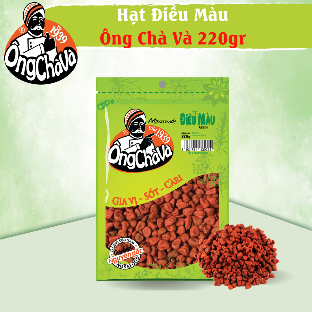 Ong cha va - anatto seed 220g
