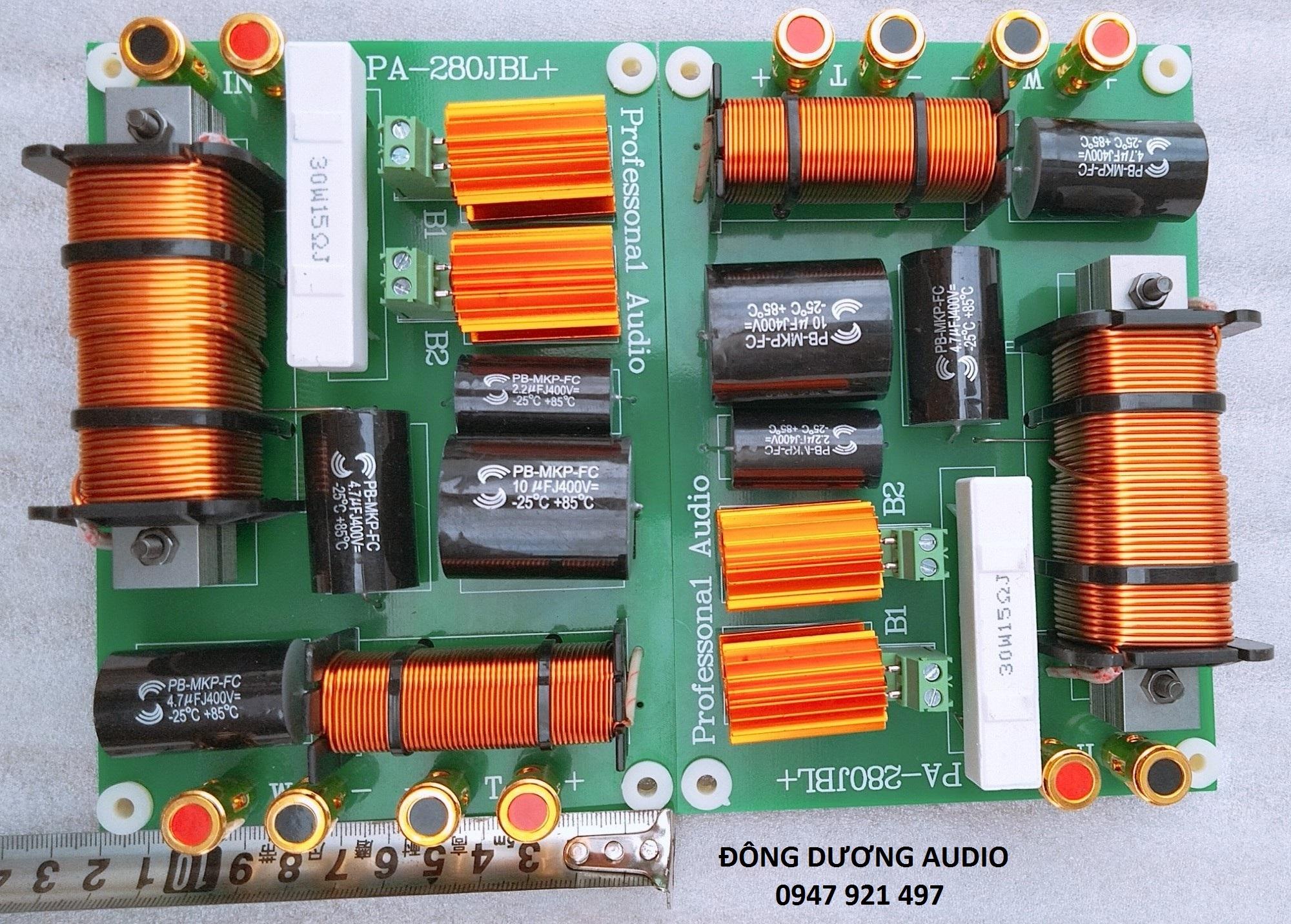 BỘ 2 MẠCH PHÂN TẦN JB L PA280 CAO CẤP - MÊN XANH CÓ CỌC