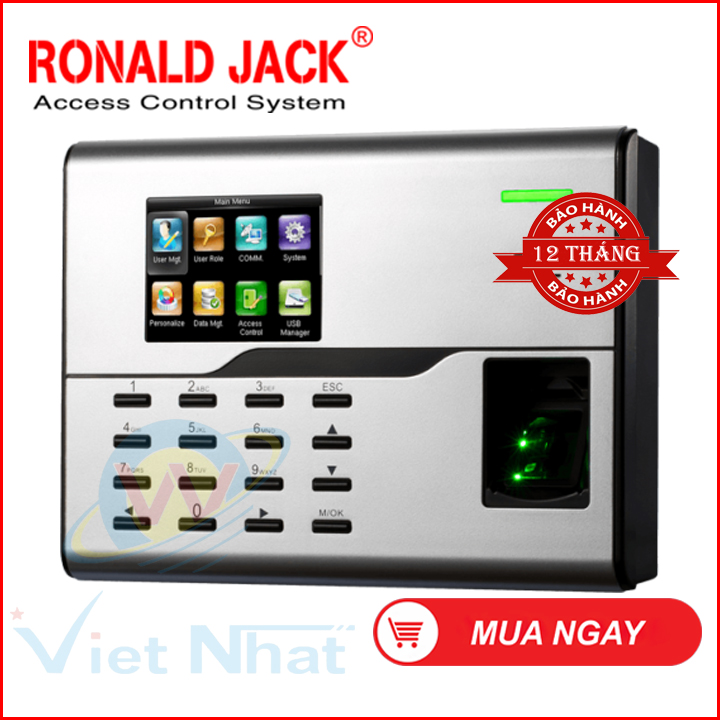 Máy Chấm Công Vân Tay Ronald Jack UA890 WIFI