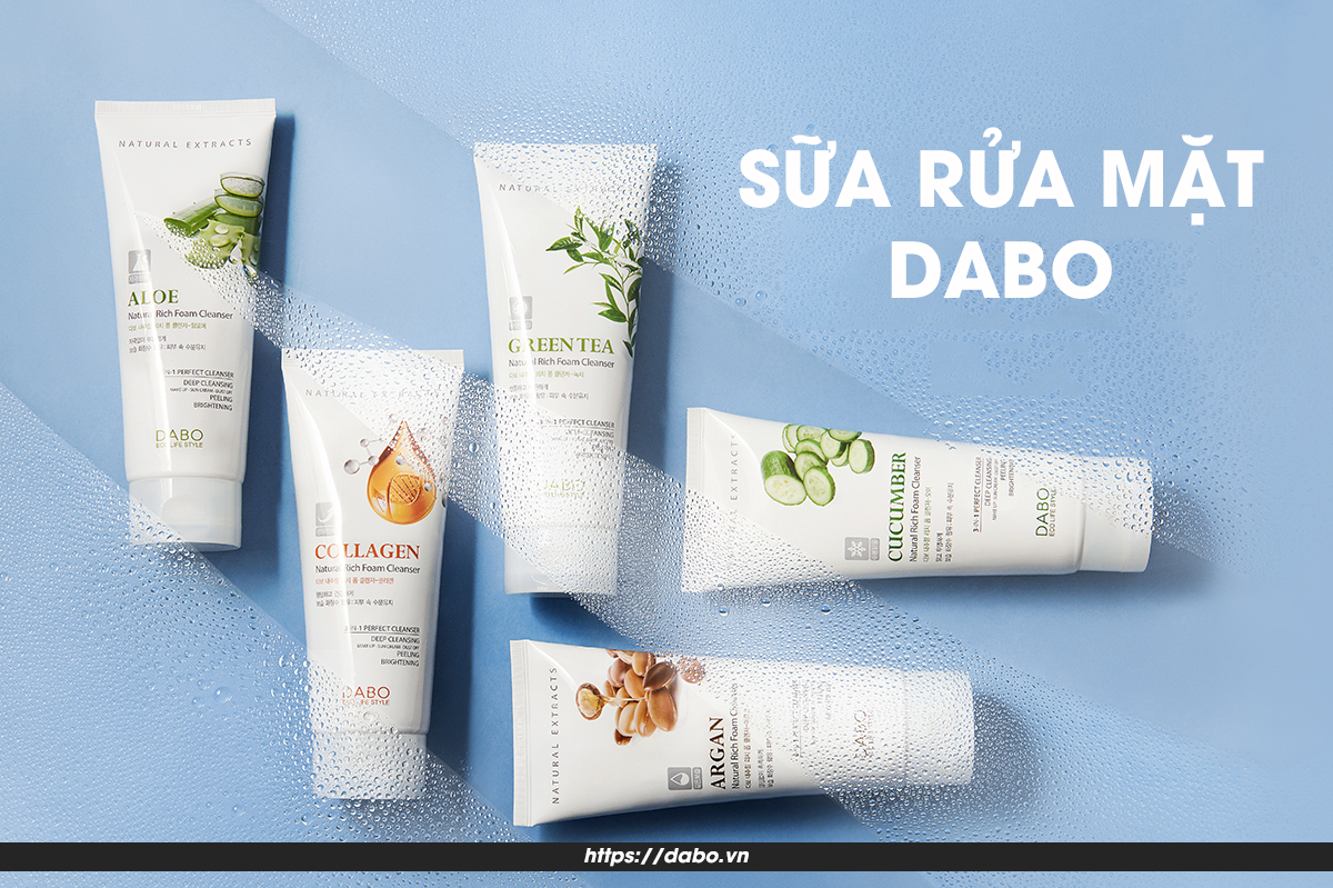 SỮA RỬA MẶT HÀN QUỐC DABO LÔ HỘI CAO CẤP 3-IN-1 (180ml)