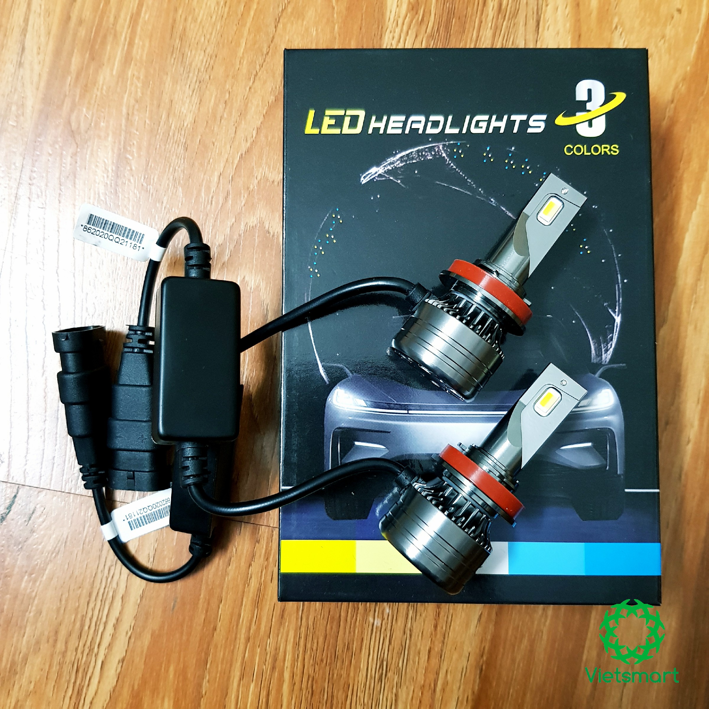 Đèn LED gầm Unilight XM70 3 chế độ phá sương cho xe ô tô chân H4 H8 H9 H11
