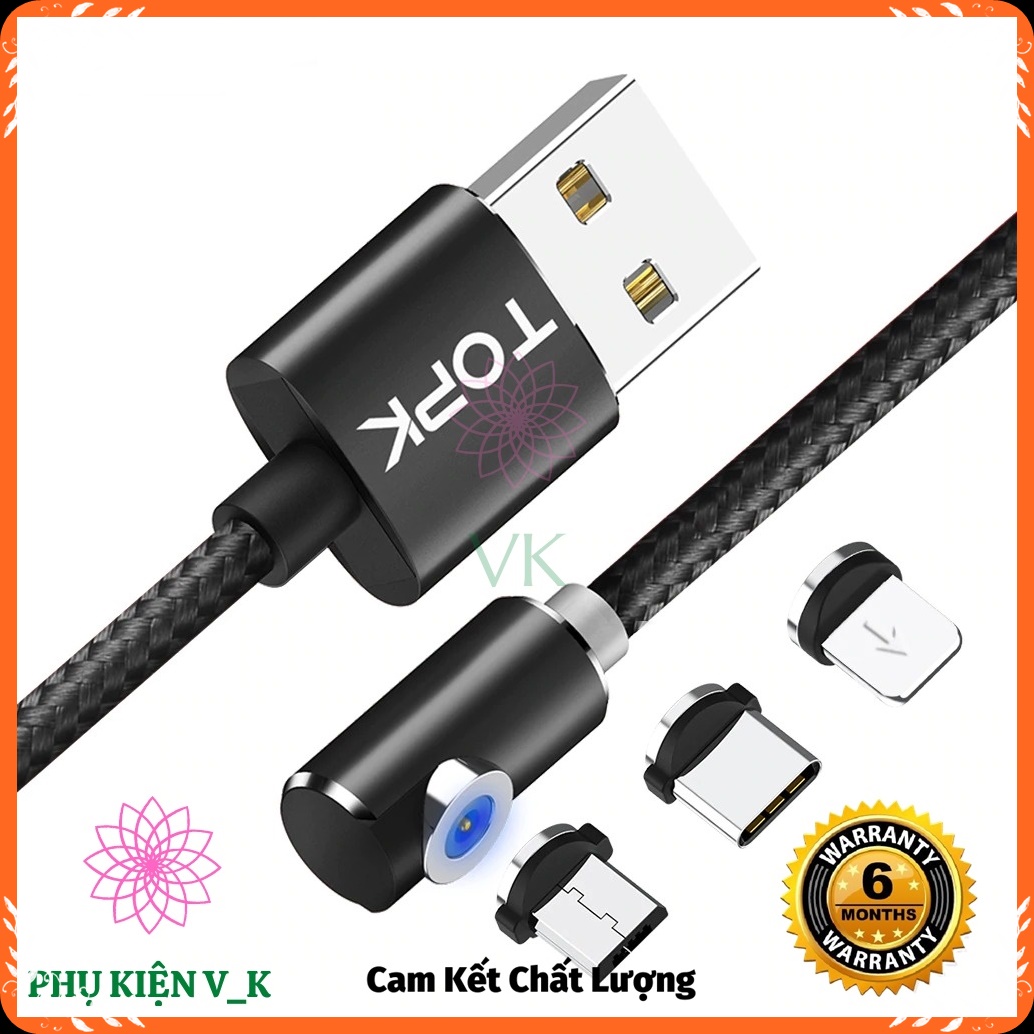 Micro USB/Cáp Sạc Nam Châm , Dây Cáp Dùng Cho Xiaomi, Samsung, Huawei