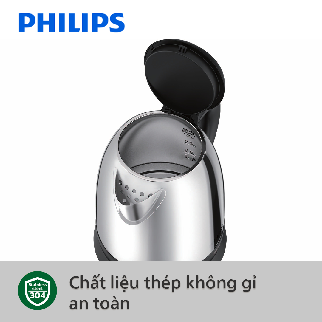 Bình Đun Siêu Tốc Philips HD9303/03 1.2L-Hàng Phân Phối Chính Hãng