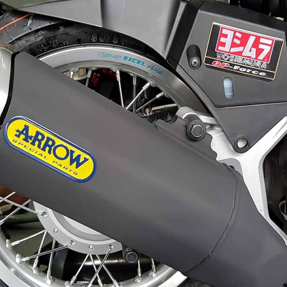 [HCM]Tem nhôm dán gắp xe AKRAPOVIC keo 3M siêu dính.
