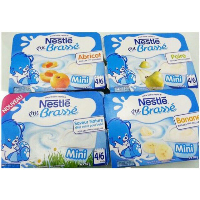 [HCM]Sữa Chua Nestle 4-6m+ ( mẫu mới)