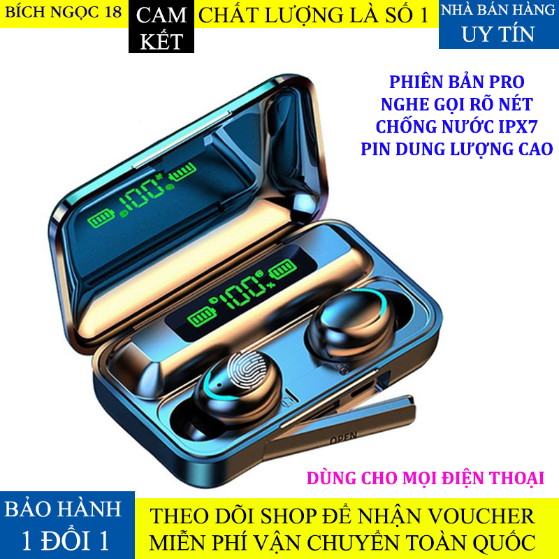 >> BÁO GIÁ TAI NGHE BLUTETOOTH NHÉT TAI X8 KHÔNG DÂY, CHỐNG NƯỚC, PIN 300 MAH, NGHE NHẠC, ĐÀM THOẠI 12H-TẶNG KÈM TAI PHỤ- | Shopee Lazada Sendo Tiki mới nhất 172 Tai nghe bluetooth BTH F9 5 tai nghe không dây Bluetooth 5.0 Pro, âm thanh 9D, chống nước, chống ồn Tai nghe bluetooth pin 3500 mAh kiêm sạc dự phòng cho điện thoại