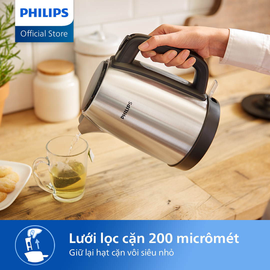 Bình Đun Siêu Tốc Philips HD9350/90 - Hàng Phân Phối Chính Hãng