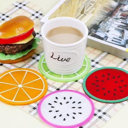 Set 5 miếng lót cốc hình hoa quả hap2222