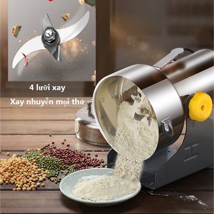 Máy Nghiền, Máy Xay Bột Khô Đa Năng Siêu Mịn