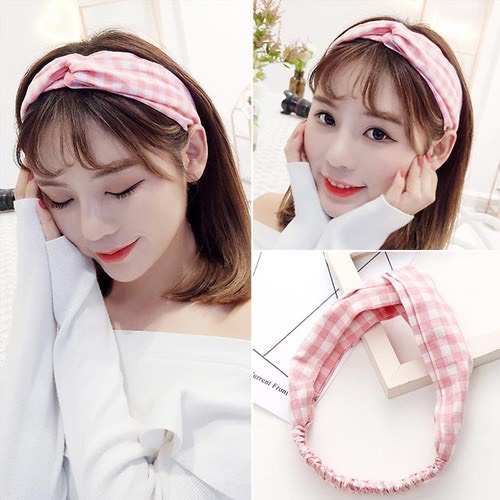Băng đô hoa vải siêu dể thương