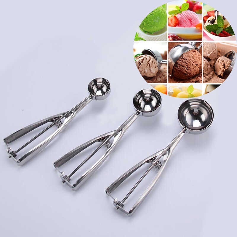 Muỗng (môi) múc kem inox