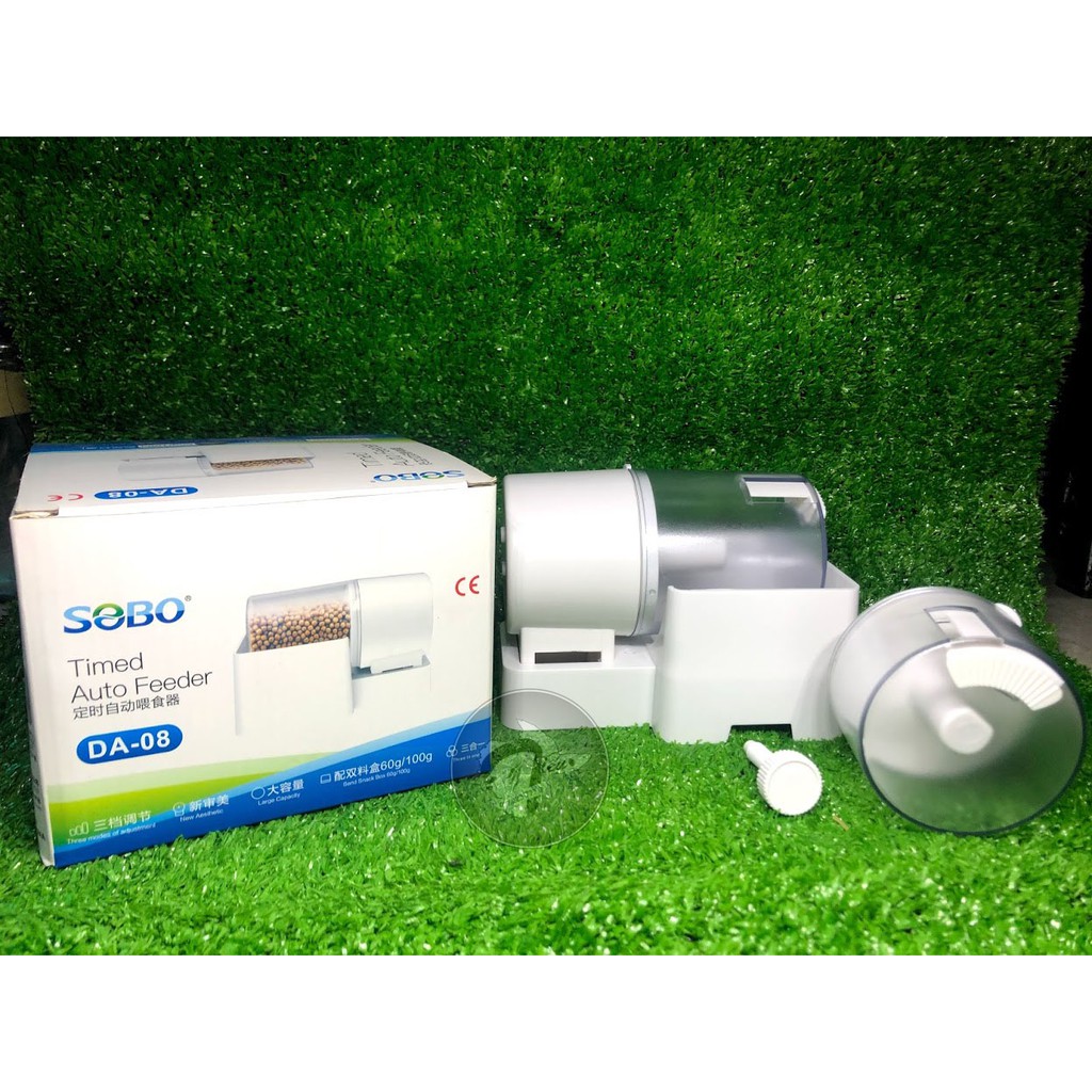 Máy Cho Ăn Tự Động Hồ Cá Chạy Pin Sobo Da-08